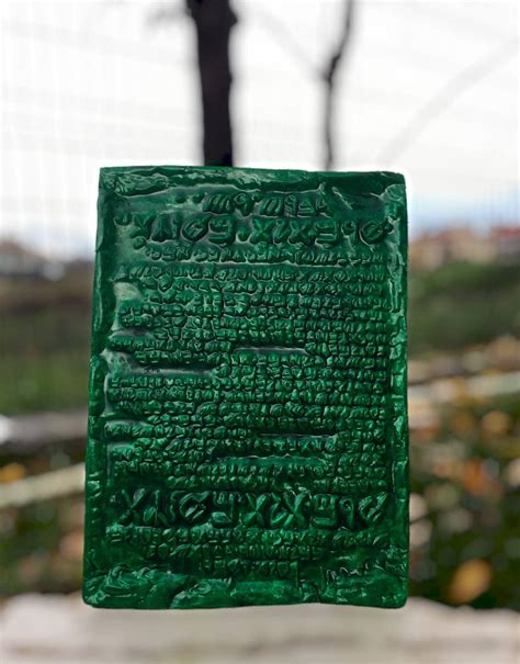 emerald tablet of hermes replica|emerald tablet original text.